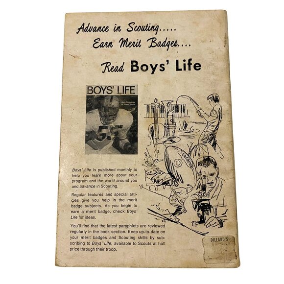 Vintage 70s Boy Scouts of America Booklet Merit Badge Series Lot of 5 Paperback - Picture 6 of 11